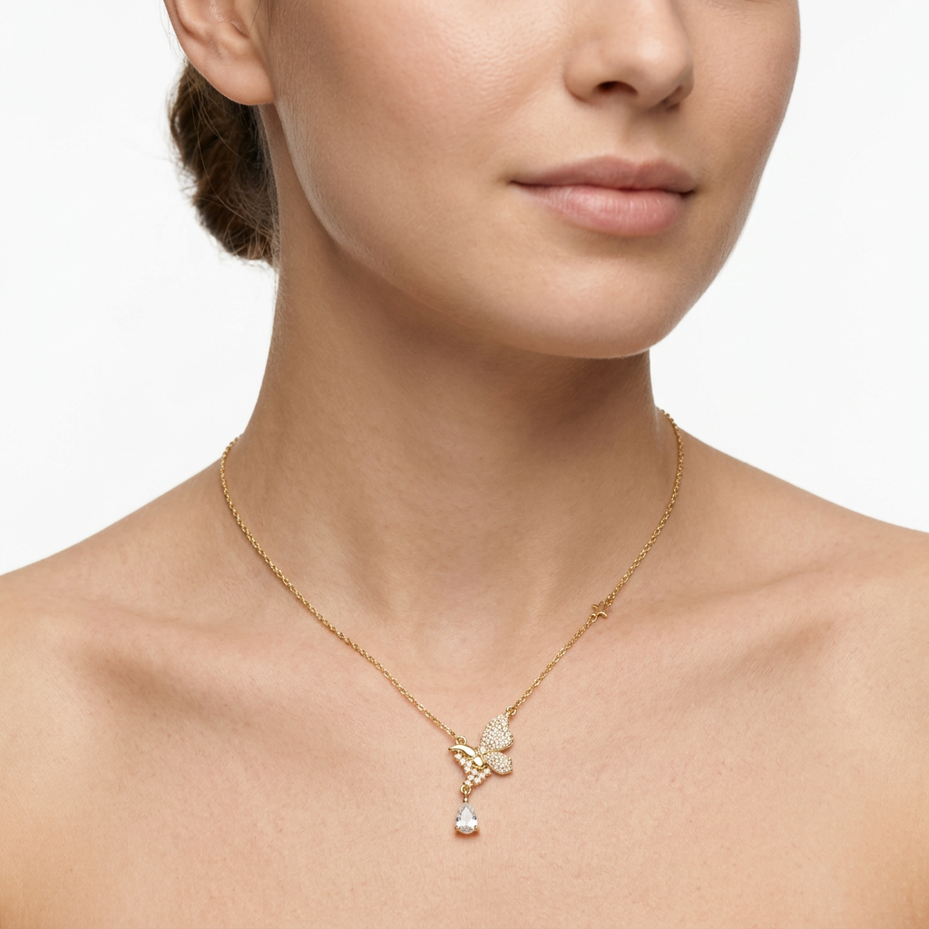 שרשרת זהב "Butterfly Shimmer"