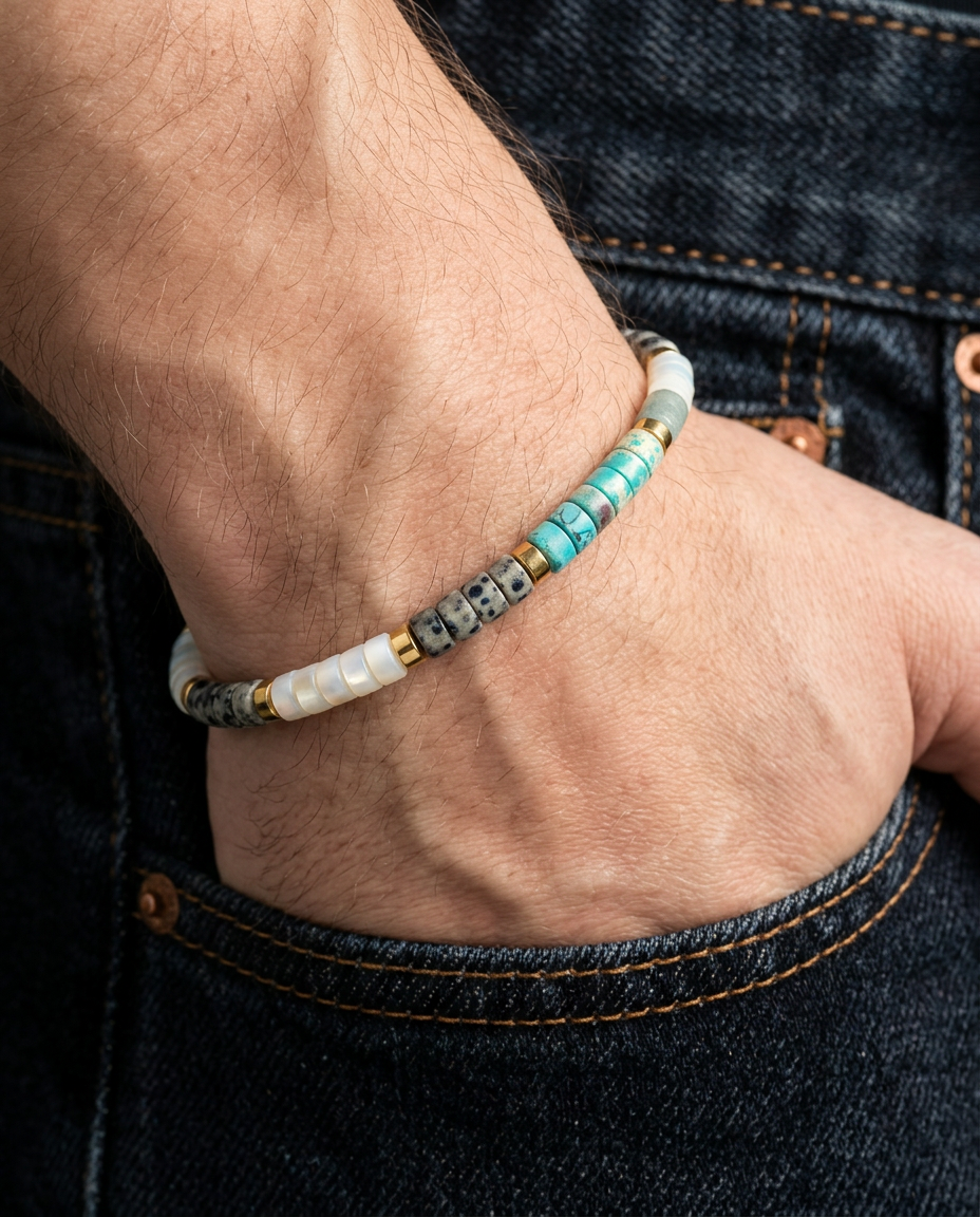 צמיד אבני חן "אטלס"